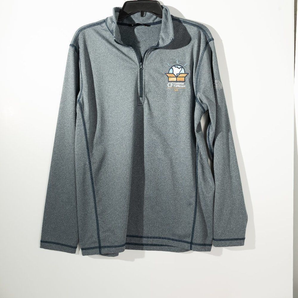 North Face Sweater Mens Long Sleeve  Zip Pullover Size L Outdoors Lightweight